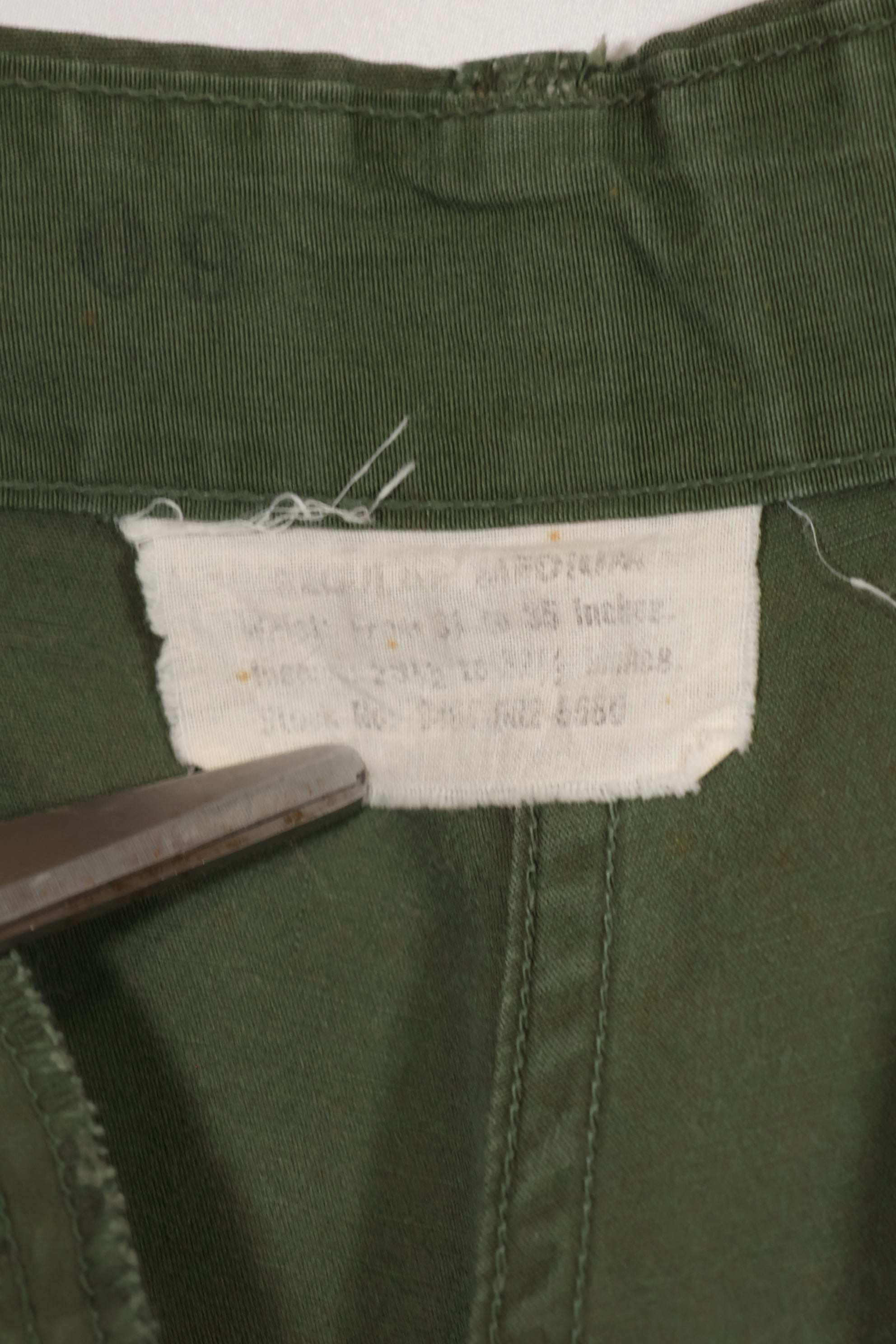 1967 3rd Model Jungle Fatigue Pants M-R Used