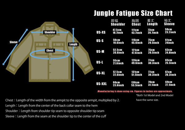 [Delivery in early March 2024]  MILITARIA 1911 Gold Tiger Stripe 2nd Model Jungle Fatigue Jacket MADE IN JAPAN