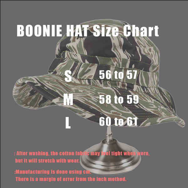 50% OFF [SCHEDULED TO SHIP MID-Nov] MADE IN OKINAWA CISO Cut Silver Tiger Stripe Boonie Hat