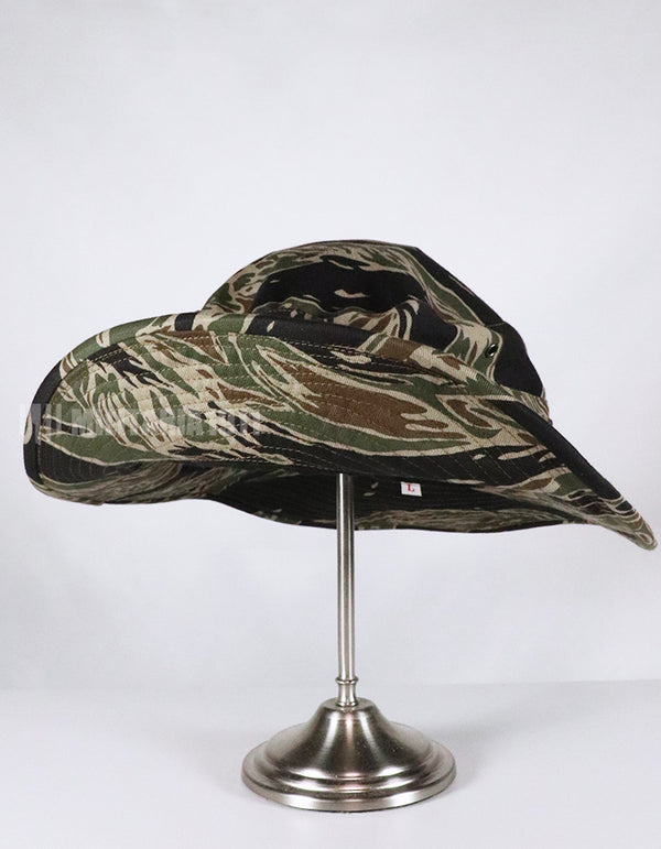 50% OFF [SCHEDULED TO SHIP MID-Nov] MADE IN OKINAWA CISO Cut Silver Tiger Stripe Boonie Hat