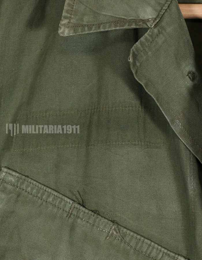 Real 2nd Model Jungle Fatigue Jacket, stained, poor condition.