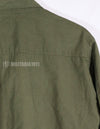 Real 1968 4th Model Jungle Fatigue Jacket, stained, patch included.