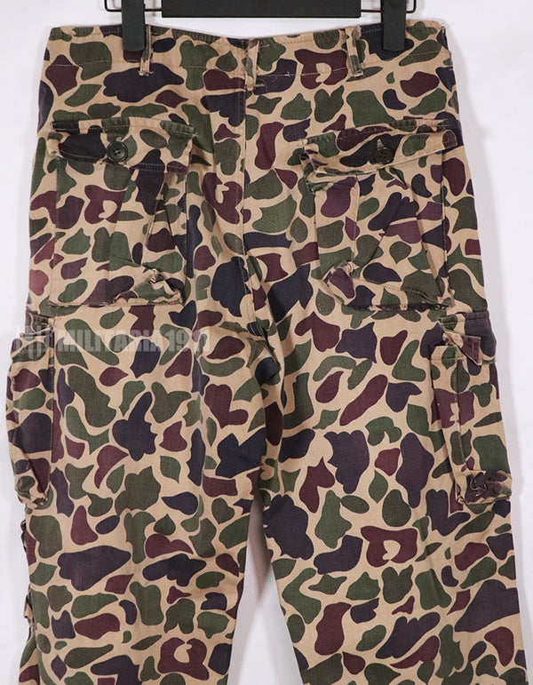 Real CIDG BEOGUM camouflage pants, size tag unidentifiable, used.