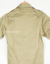 Real 1970 U.S. Army summer shirt, Khaki unused, stained.