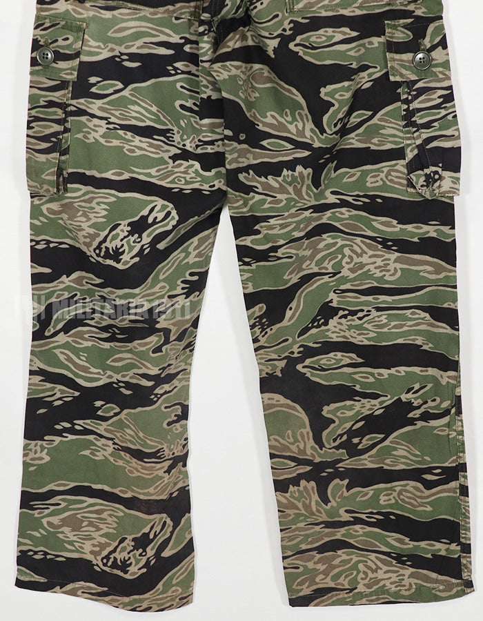 Real Late War Tiger Stripe Pants, faded, A-S used.