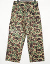 Real CIDG Beogum camouflage locally made duck hunter pants, used B