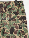 Real CIDG Beogum camouflage locally made duck hunter pants, used B