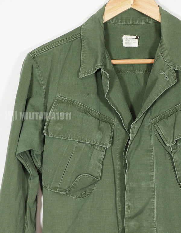 Real 1969 4th Model Jungle Fatigue Jacket, size X-S, used.