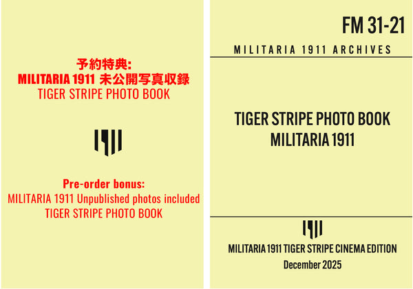 2025 New MILIARIA 1911 TIGER STRIPE CINEMA EDITION BOONIE HAT