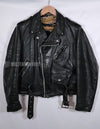 1980's lot Schott Double rider's jacket, lining MILITARIA 1911 gold tiger fabric