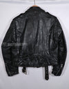 1980's lot Schott Double rider's jacket, lining MILITARIA 1911 gold tiger fabric