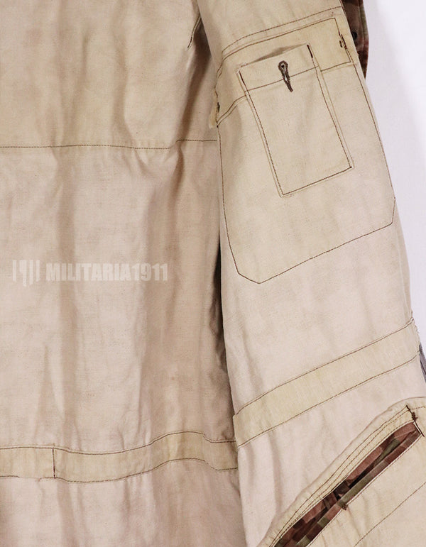 Real 1960s-1970s Austrian Army Camouflage Parka, used.