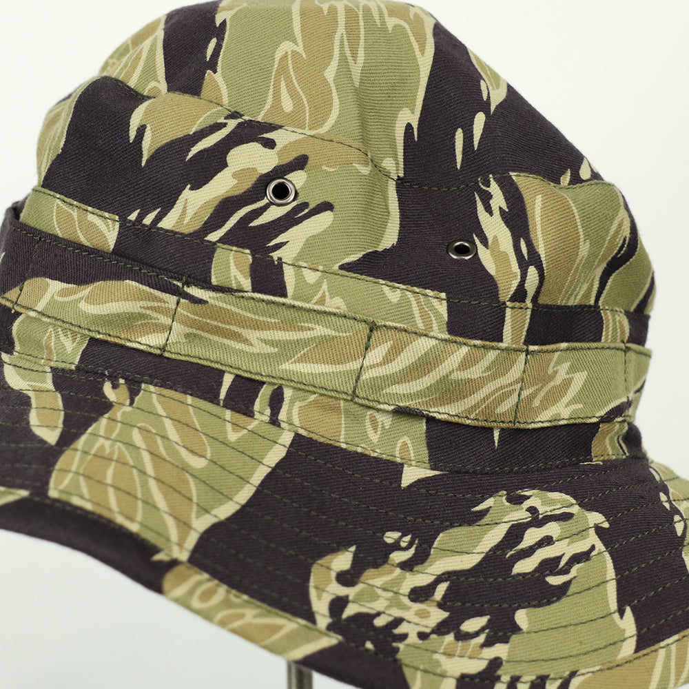 [Scheduled to ship in mid-June]  2023 Second Lot MADE IN OKINAWA VIETNAM WAR Gold Tiger Stripe Boonie Hat