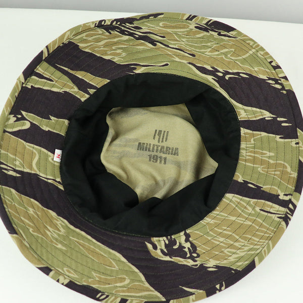 [Scheduled to ship in mid-June]  2023 Second Lot MADE IN OKINAWA VIETNAM WAR Gold Tiger Stripe Boonie Hat