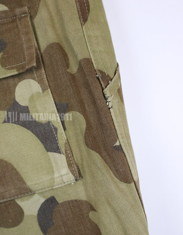 Original South Vietnam Field Military Police Cloud Camouflage Pattern Top and Bottom Set