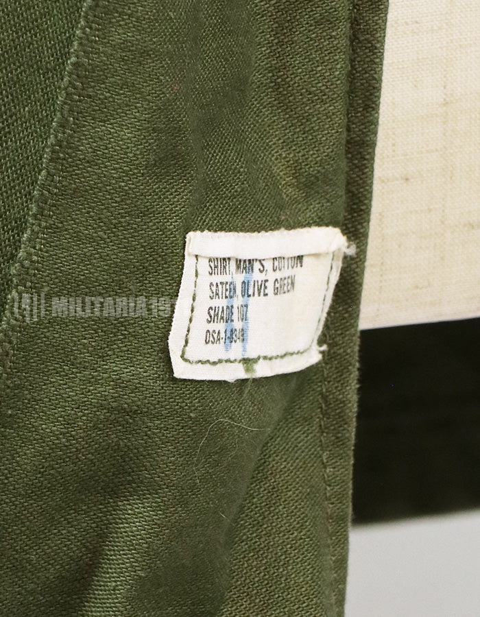 Original Utility Shirt OG-107,  ,made in late 1960s, wartime lot.