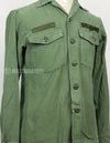 Original U.S. Army 1st Infantry Division Utility Shirt, OG-107, 1970, patch retrofitted. Released