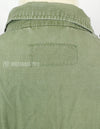 Real 2nd model jungle fatigues jacket, worn, scratched, faded.