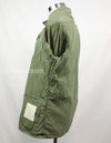 Real 2nd model jungle fatigues jacket, worn, scratched, faded.