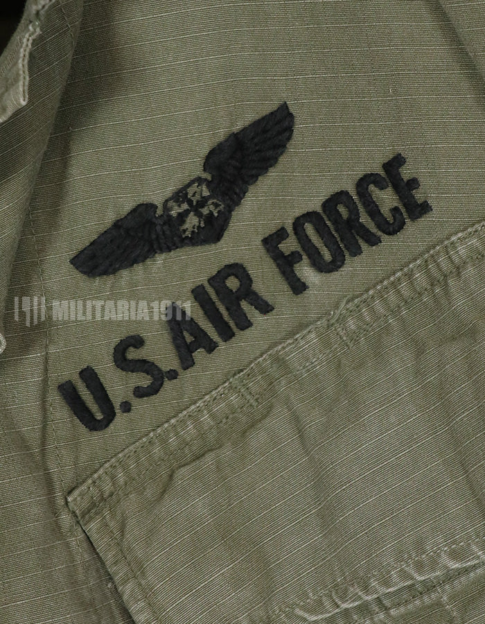 Real USAF 1969 Late Model Jungle Fatigue with direct embroidery