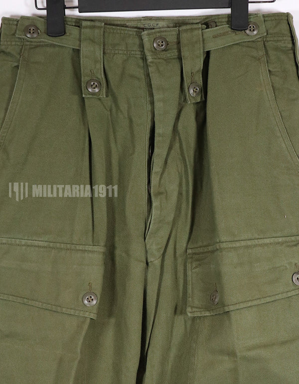 Real 1970 unused AATTV Australian Army Fatigue Pants C.G.C.F VICTORIA 1970