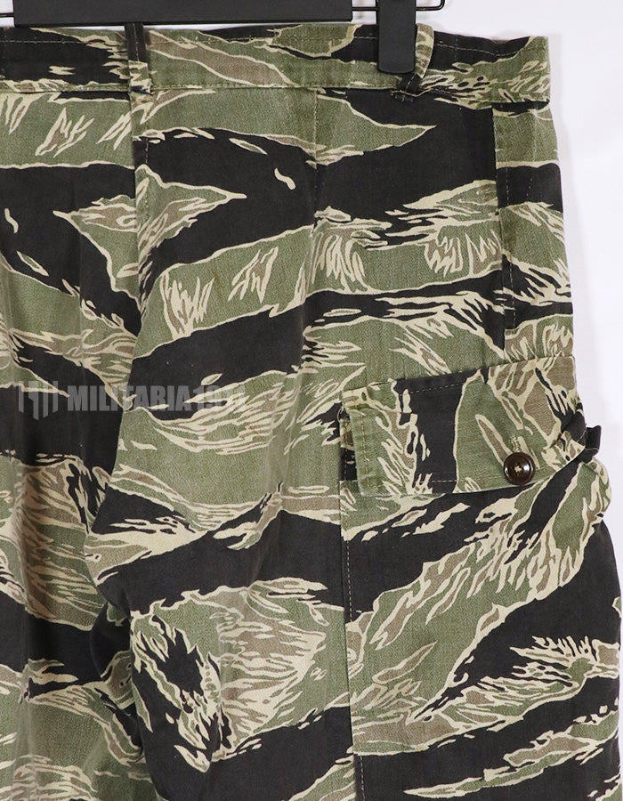 Real Okinawa Tiger Tiger Stripe Pants, used, repaired.