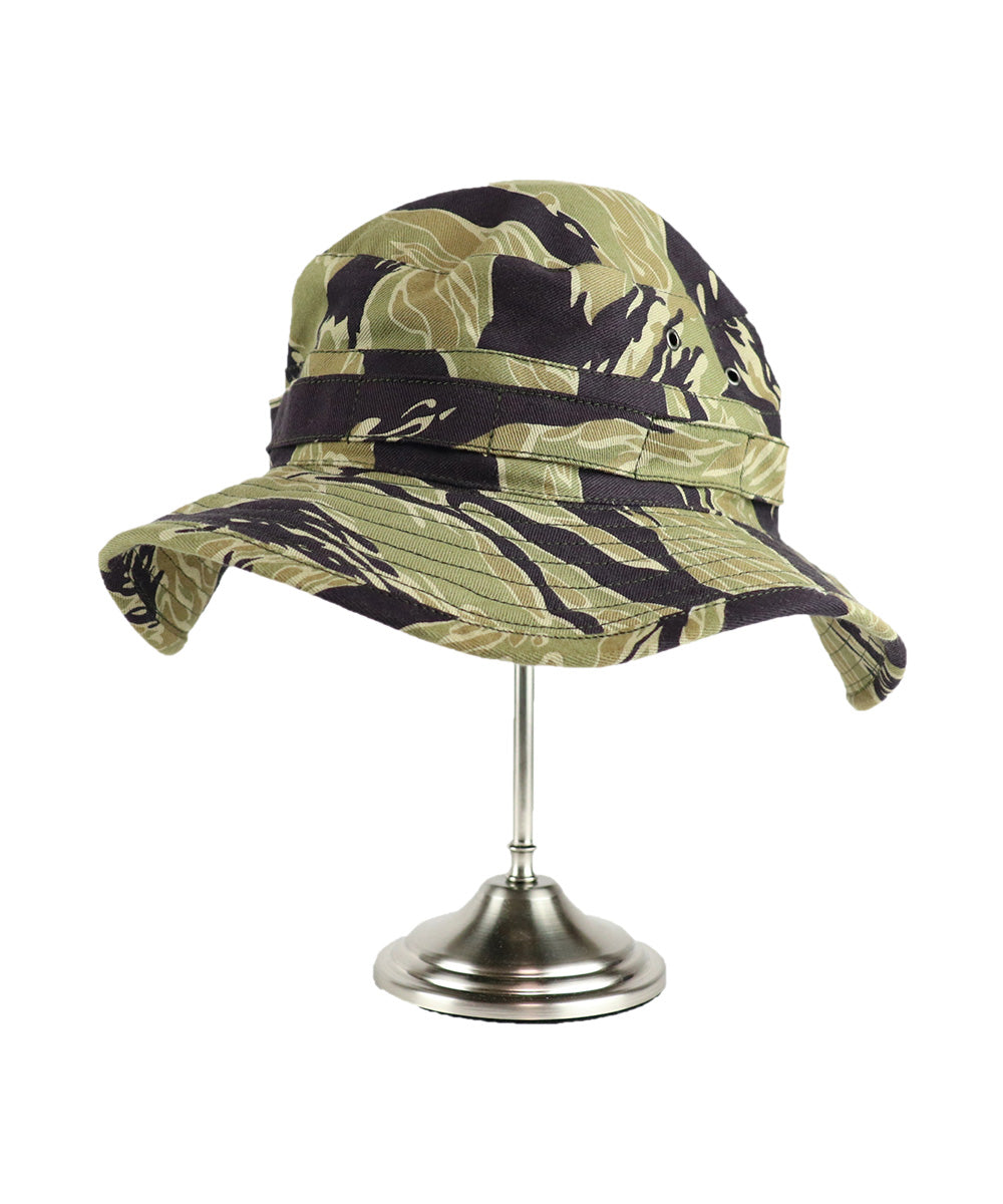 [Scheduled to ship in mid-June]  2023 Second Lot MADE IN OKINAWA VIETNAM WAR Gold Tiger Stripe Boonie Hat